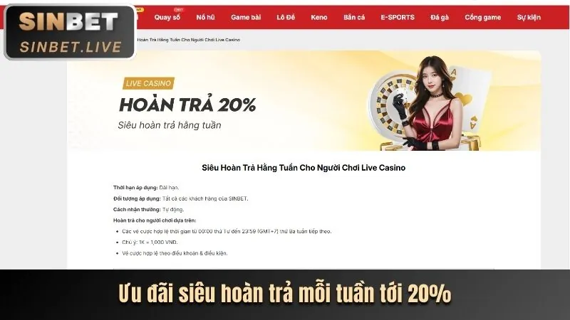 Các loại khuyến mãi ea888 casino